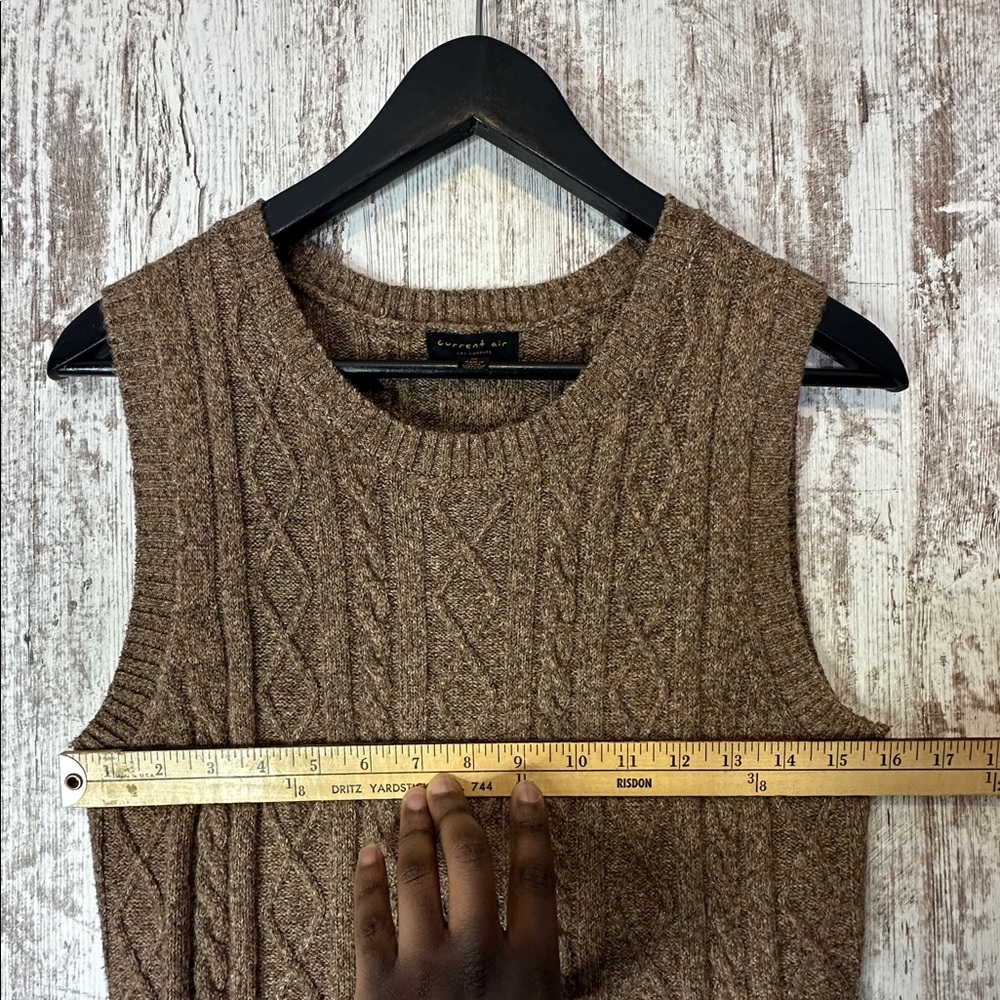 Current Air x Anthropologie Cable-Knit Midi Dress & Shrug Set Size M - Picture 8 of 15
